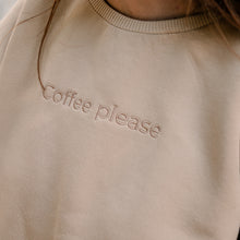Load image into Gallery viewer, Oversized mikina Coffee please Mama Capuccino