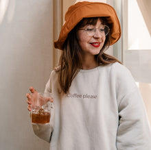 Load image into Gallery viewer, Oversized mikina MAMA Coffee please OAT