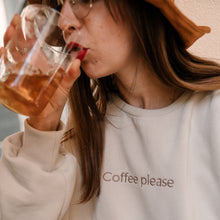 Load image into Gallery viewer, Oversized mikina MAMA Coffee please OAT