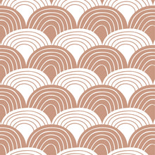 Load image into Gallery viewer, Prostěradlo Rainbows terracotta pink