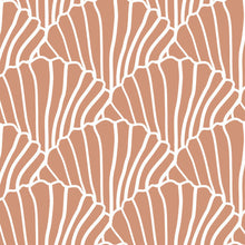 Load image into Gallery viewer, Prostěradlo Seashells Terracotta pink