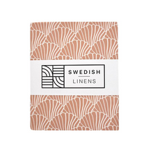 Load image into Gallery viewer, Prostěradlo Seashells Terracotta pink