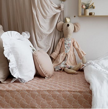 Load image into Gallery viewer, Prostěradlo Seashells Terracotta pink