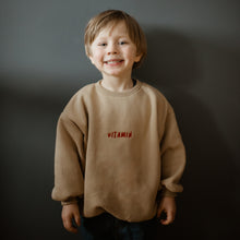 Load image into Gallery viewer, Oversized mikina Vitamin cappuccino
