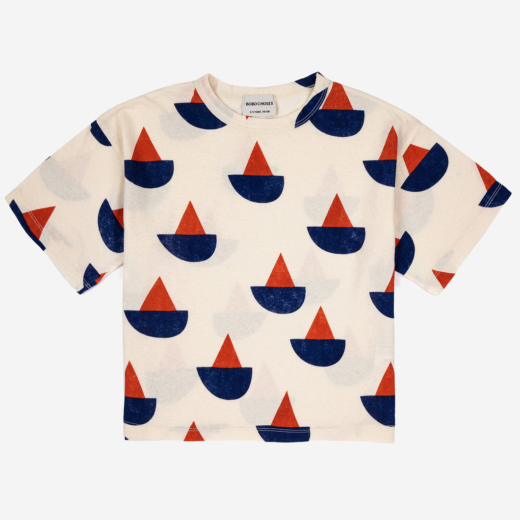 Sail boat tee